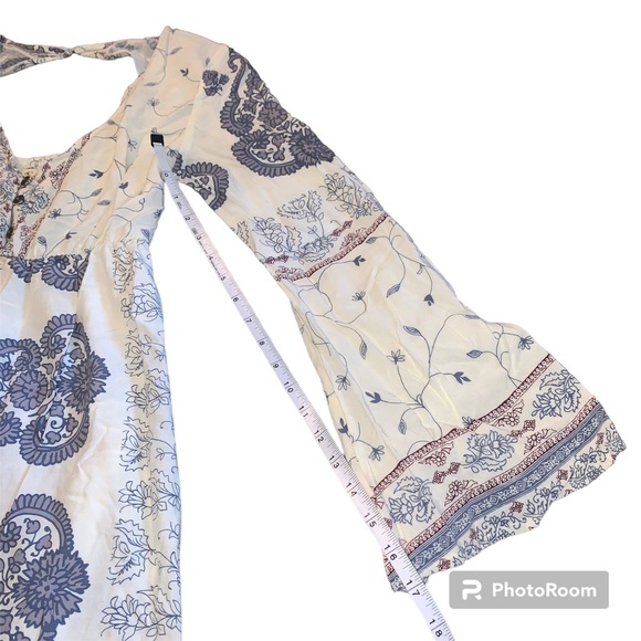 O’NEILL Kansas Summer Sun Maxi Dress Side Leg Slit - Picture 11 of 16